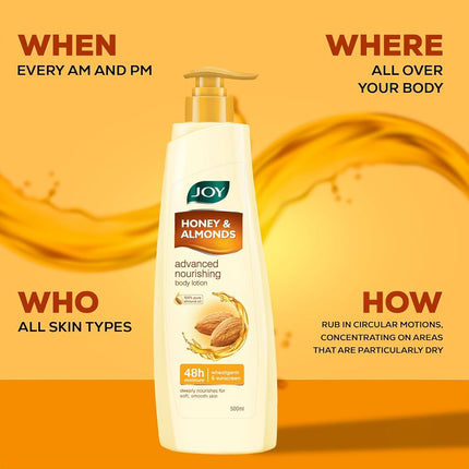 Joy Honey & Almonds Nourishing Body Lotion 500ml