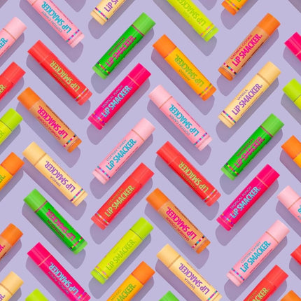 Lip Smacker Original & Best Holiday Flavored Lip Balm Party Pack, Oatmeal Cookie, Vanilla, Mango, Watermelon, Tropical Punch, Cotton Candy, Kiwi, Strawberry, Clear
