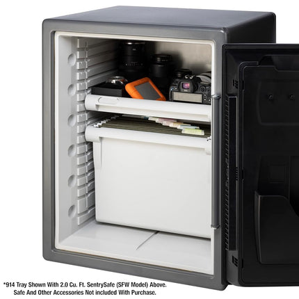 SentrySafe 914 Bandeja Accesorio, Blanco, para Cajas Fuertes contra Incendios SFW205