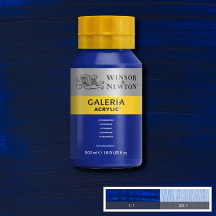 Winsor & Newton, Galeria Acrylic, Ultramarine, 500ml