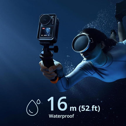 DJI Osmo Action 3 Outdoor Combo, 4K/120fps Action Camera with chest & Backpack Strap Mount for hiking and cycling, Super-Wide FOV, HorizonSteady, Cold Resistant & Up to 320 Mins with 2 Batteries