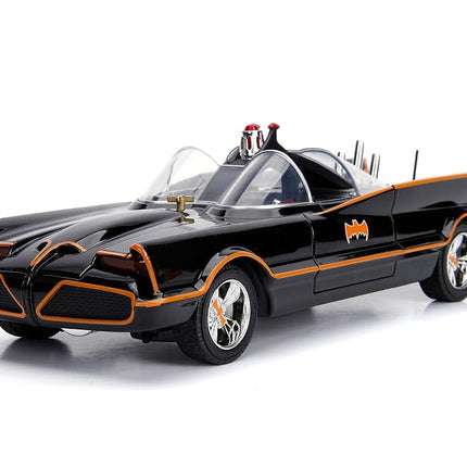 Jada 98625 - BATMOBILE DieCast Model Car from Classic TV Series with Figures Batman and Robin