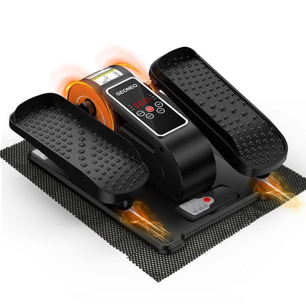 Under Desk Elliptical Machine, Electric Elliptical Leg Exerciser for Senior, Quiet and Compact Electric Seated Pedal Exerciser for Home with Monitor, Remote Control and 12 Adjustable Speeds