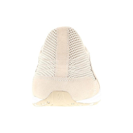 Easy Spirit Womens Traveltime Clog Light Natural Suede/White 12 W US, Light Natural Suede/White, 12 Wide
