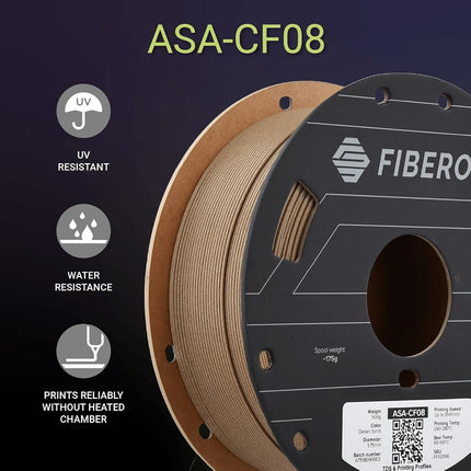 Polymaker Fiberon ASA-CF08 3D Filament Desert Sand 0.5 kg