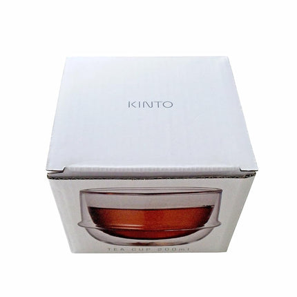 Double-Walled Kinto KRONOS Tea Glass - Maintains Temperature - Prevents Condensation - Set of Two