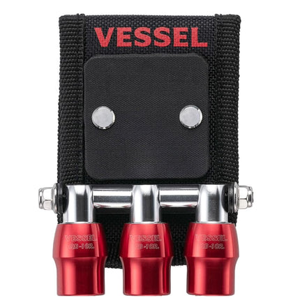 Vessel QB-10MB3R Quick Catcher 3 Row Holder with M
