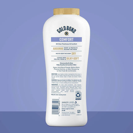 Gold Bond Ultimate Comfort Body Powder Aloe 10 oz