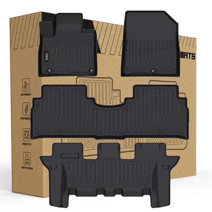 VIWIK Floor Mats for 2016-2021 Sorento 7 Seat All 