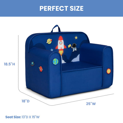Delta Children Canvas Mix and Match Cozee Chair with Space