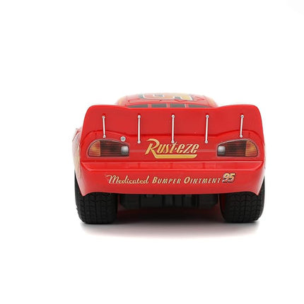 Disney Pixar Cars 1:24 Lightning McQueen RC Remote Control Car 2.4 GHz Red, Toys for Kids