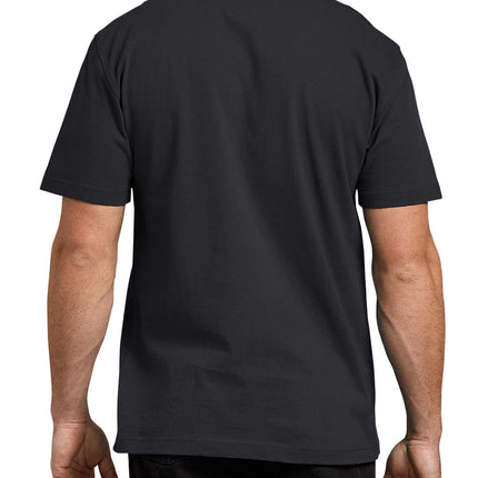 Dickies Homme T-shirt Col Rond Manches Courtes, Grand et Grand-Fort, Noir, Large Tall