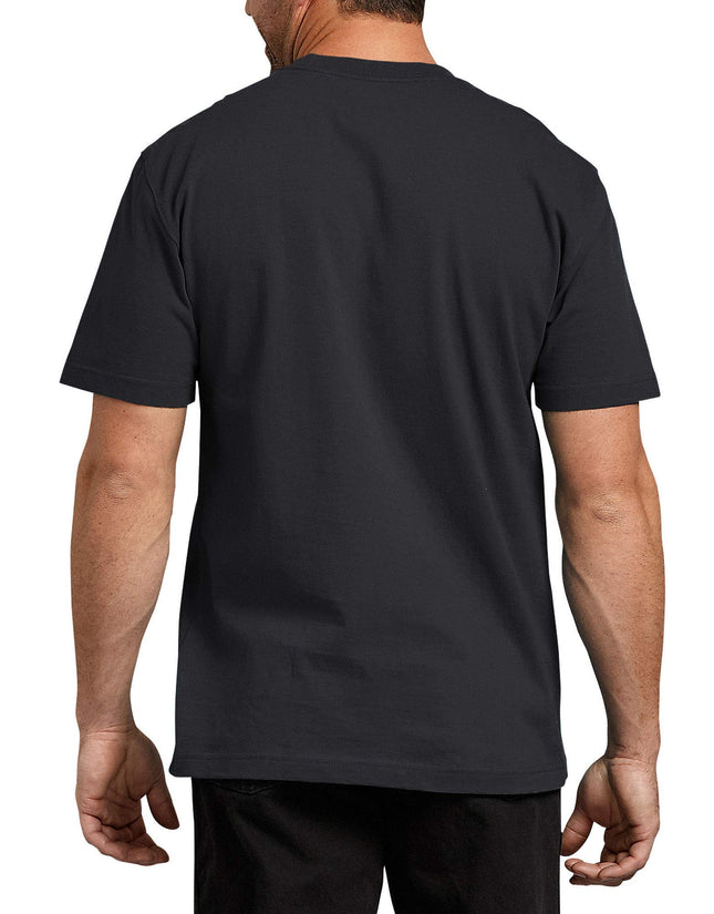 Dickies Men's Big-Tall Short Sleeve Heavweight Crew Neck Big-Tall Shirt, Dark Navy, 4T