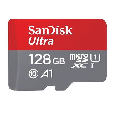 SanDisk 128GB Ultra microSDXC card + SD adapter up