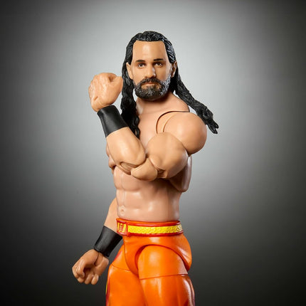 Mattel WWE Ultimate Edition Action Figure Seth Rollins Fan TakeOver Collectible with Interchangeable Accessories, Extra Heads & Swappable Hands, HVV71