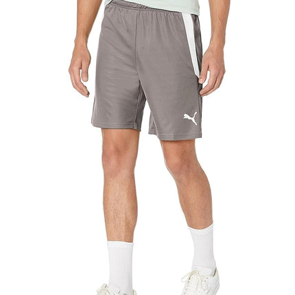 PUMA Men's TeamLIGA Shorts, Smoked Pearl White, Sm