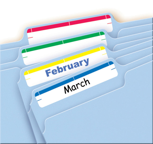 Avery File Folder Labels on 4" x 6" Sheets, Permanent Adhesive, Assorted Colors, 2/3" x 3-7/16", 4,536 Labels, Pack of 18 (5215)