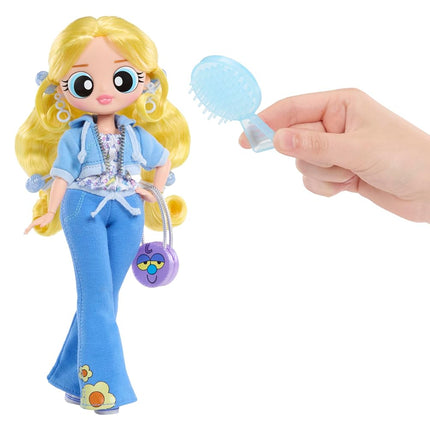 L.O.L. Surprise! OMG The Powerpuff Girls Doll - Bubbles - Includes 1 Fashion Doll, Comes with Outfit & Accessories, Collect All 3