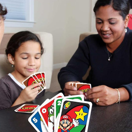 Mattel Games UNO Super Mario Card Game, Ages 7+, Players 2-10