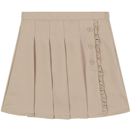 Nautica Girls' School Uniform Pleated Scooter, Kha