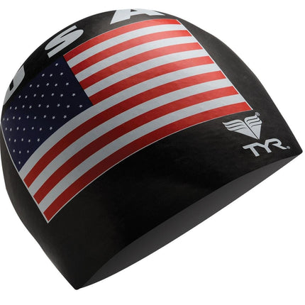 TYR USA Latex Cap, Black