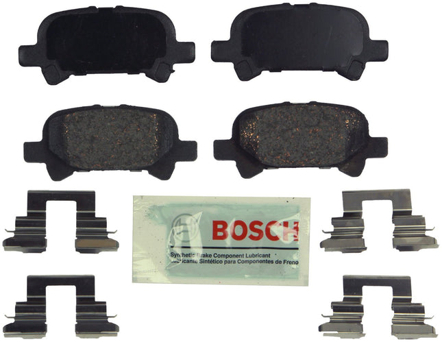 BOSCH BE828H Blue Ceramic Disc Brake Pad Set with 