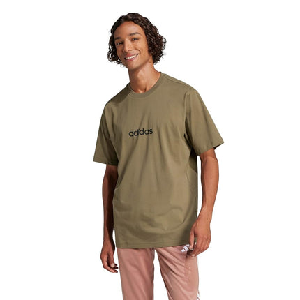 Adidas Mens Essentials Linear Single Jersey T-Shir