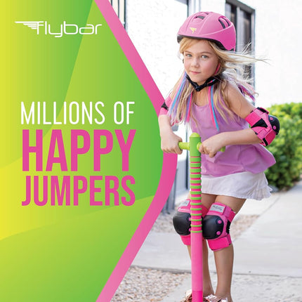 Flybar Maverick Pogo Stick for Kids Ages 5+, 40 to 80 Pounds, Perfect for Beginners, Easy Grip Handles, Anti-Slip Pegs, Outdoor Toys for Boys, Jumper Toy for Girls, Outside Toys for Kids