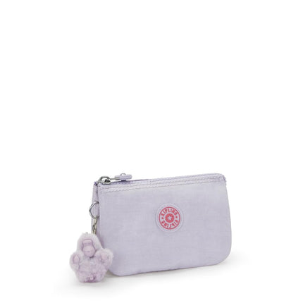 Kipling Creativity S Women's Wallet, Lilac Shimmer, 5.75''L x 3.75''H x 1.5''D, Kipling Creativity Small Gm Pouch for Women