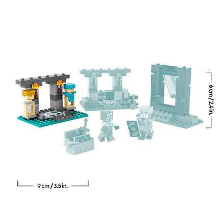 LEGO Minecraft The Armoury Toy - incl. a Nether Portal, plus Alex & Armoursmith Figures with a Golden Axe, Swords & Shield Accessories - Gaming gift for 7+ Year Old Boys & Girls - 21252