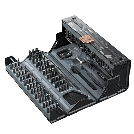Precision Ratchet Screwdriver Set with Case, JAKEM