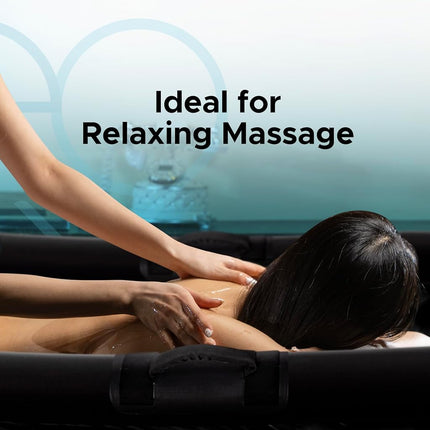 Inflatable Nuru Massage Sheet, Raised Sides, Self-Inflating USB-C Pump