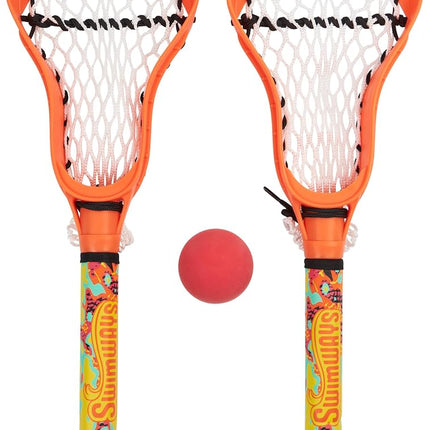 SwimWays Hydro Lacrosse, Waterproof Lacrosse Set, Outdoor Games for Adults and Kids, Sports Equipment, Pool Party Games and Toys, Orange