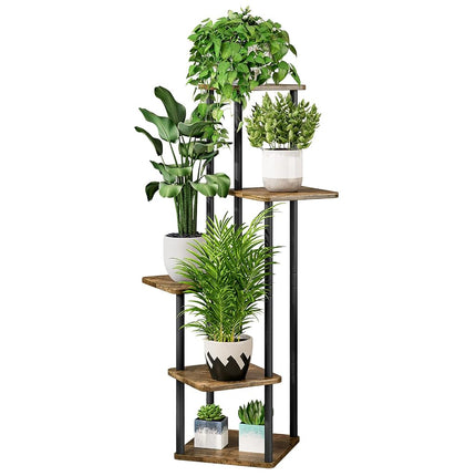 AZERPIAN Plant Stand 5 Tier Indoor Metal Flower Sh