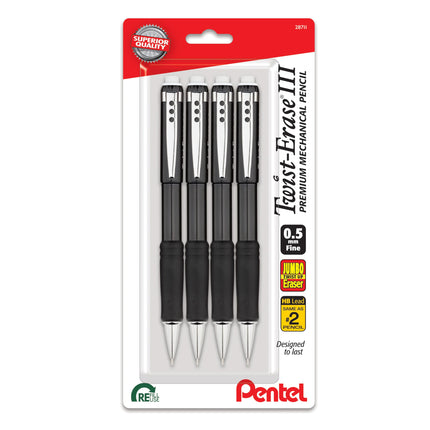 Pentel Twist-Erase III Mechanical Pencil, (0.5mm),