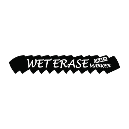 Pentel Arts Wet Erase Chalk Marker, Ideal on Blackboards and Windows, Small Chisel Tip, Orange Ink, SMW26-F, Box of 12