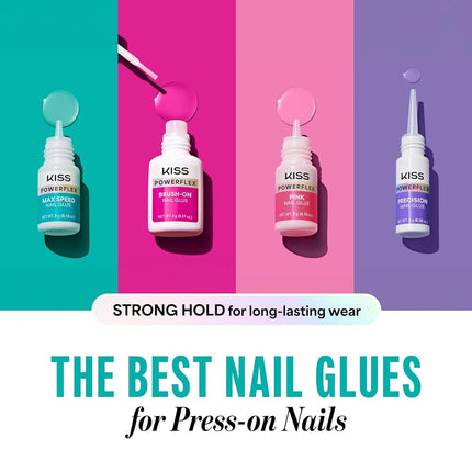 KISS Nail Glue Cyanoacrylate Liquid Nail Glue Glue Nail Clear
