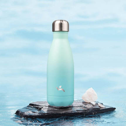Konokyo Insulated Water Bottles,12oz Double Wall Stainless Steel Vacumm Metal Flask for Sports Travel,Mint