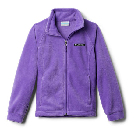 Columbia Girl's Benton Springs Fleece Jacket, Grape Gum, X-Large