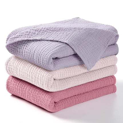 lulumoon Muslin Swaddle Blanket Baby - Cotton Swad