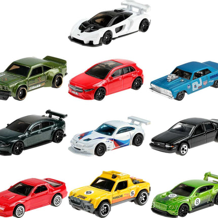 ​Hot Wheels Nightburnerz 10 Pack Mini Collection, 