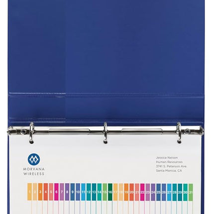 Avery Ready Index Table of Contents Dividers, 31-Tab Set, Case Pack of 12 (11129)