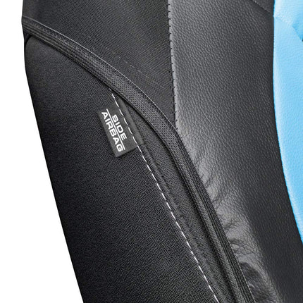 Motor Trend M222 HighBack Performance Car PU Leather Seat Covers Protectors for Auto