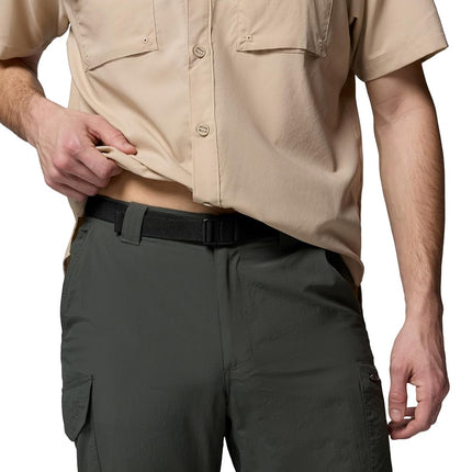 Columbia Men Silver Ridge Convertible Pants - Gravel, Size 38/30