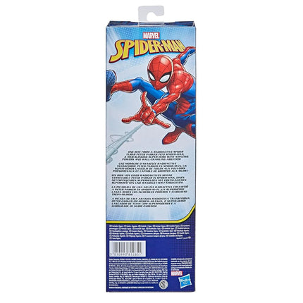Spider-Man Marvel Titan Hero Series Articulated Action Figure, Blue