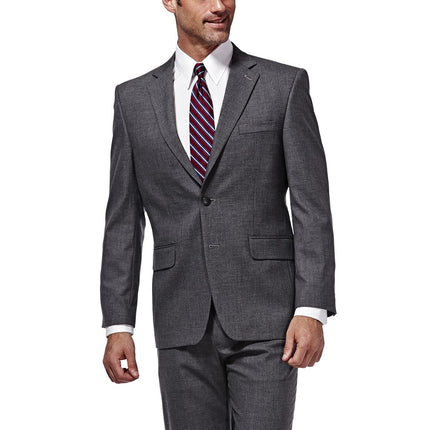 Haggar Men's Premium Stretch Classic Fit Suit Sepa