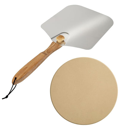 Old Stone Pizza Kitchen Pizza Stone and Pizza Peel Set