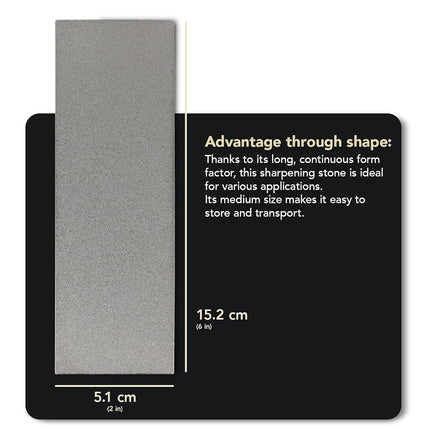 DMT Dia-Sharp® Diamond Sharpening Stone 6" Extra-Coarse | Professional-Quality Knife Sharpener | 15 cm Whetstone for Knives and Tools | Made in USA | D6X