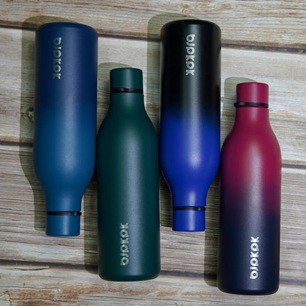 BJPKPK 25oz Insulated Water Bottle, Stainless Steel Bottle with Carry Strap