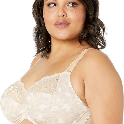 Elomi Women's Morgan Underwire Banded Bra, Beige, 38G